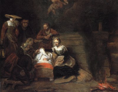Adoración de los pastores de Samuel van Hoogstraten